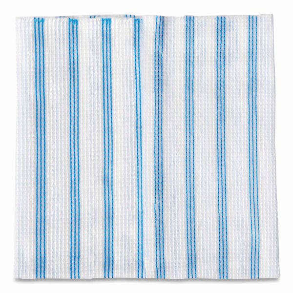 Rubbermaid Commercial Disposable Microfiber Cleaning Cloths, Blue/White, 12 x 12, PK600 2134283